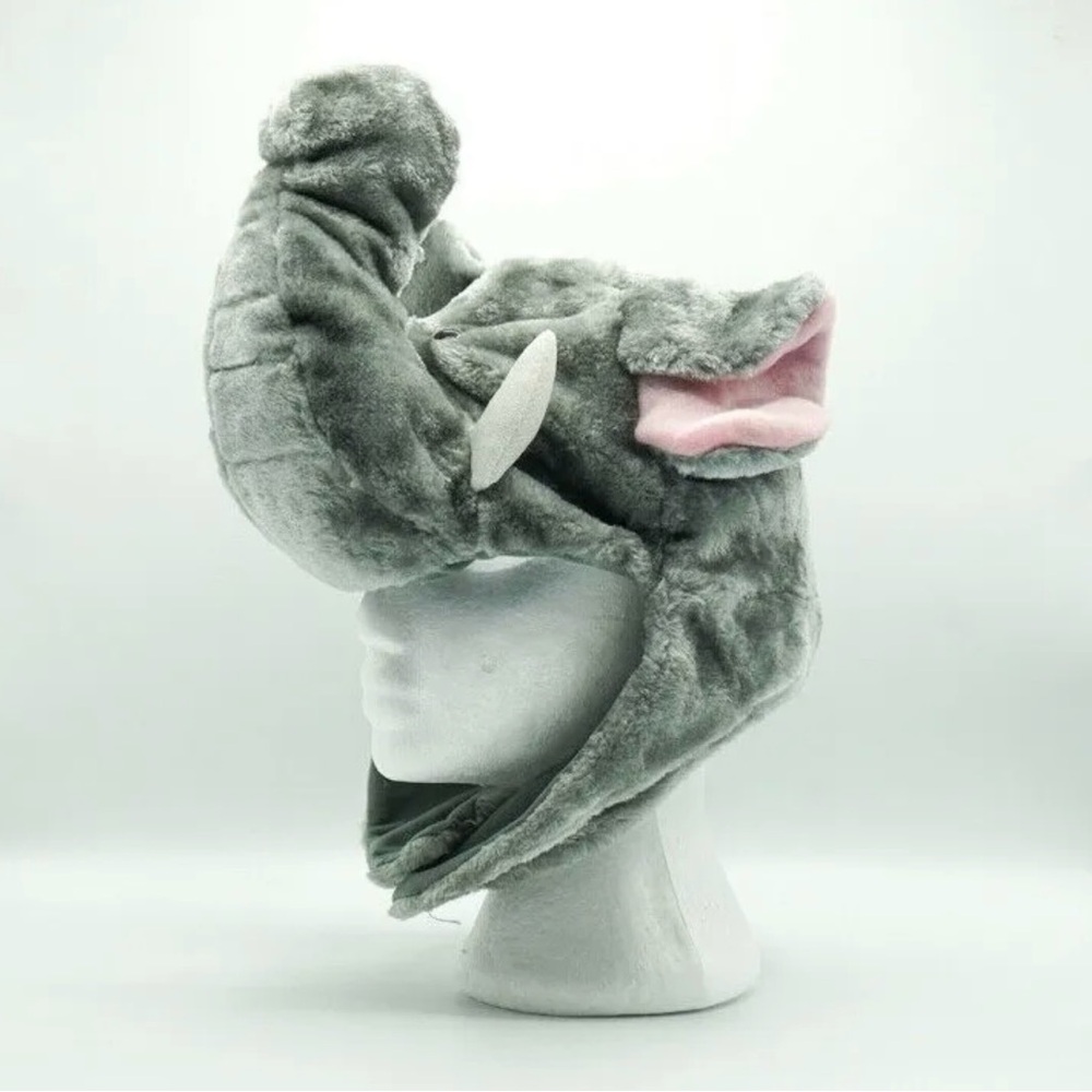 Children’s elephant warm winter plush hat